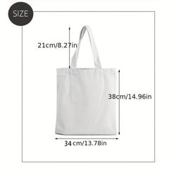 Canvas Tote Bag Lightweight Shoulder Bag Casual Commuter Bag