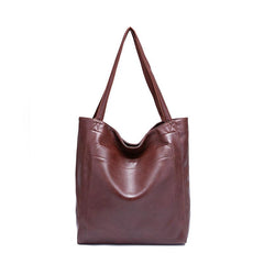 Vintage Style Large Capacity Shoulder Bag for Work