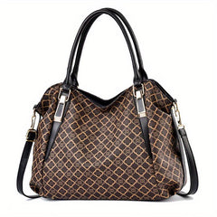Vintage Pattern Tote Bag Large Capacity Shoulder Bag