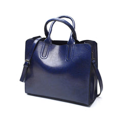 Large Women's Tote Bag Faux Leather Crossbody Handbag