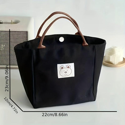 Large Capacity Tote Shoulder Bag with Fixed Straps
