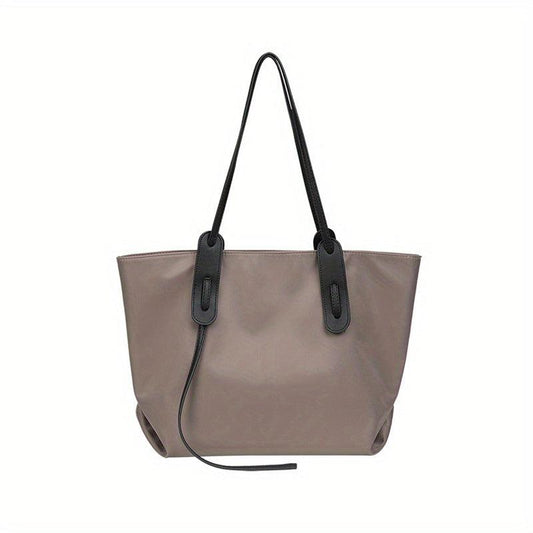 Large Nylon Tote Bag for Commuter & School & Travel