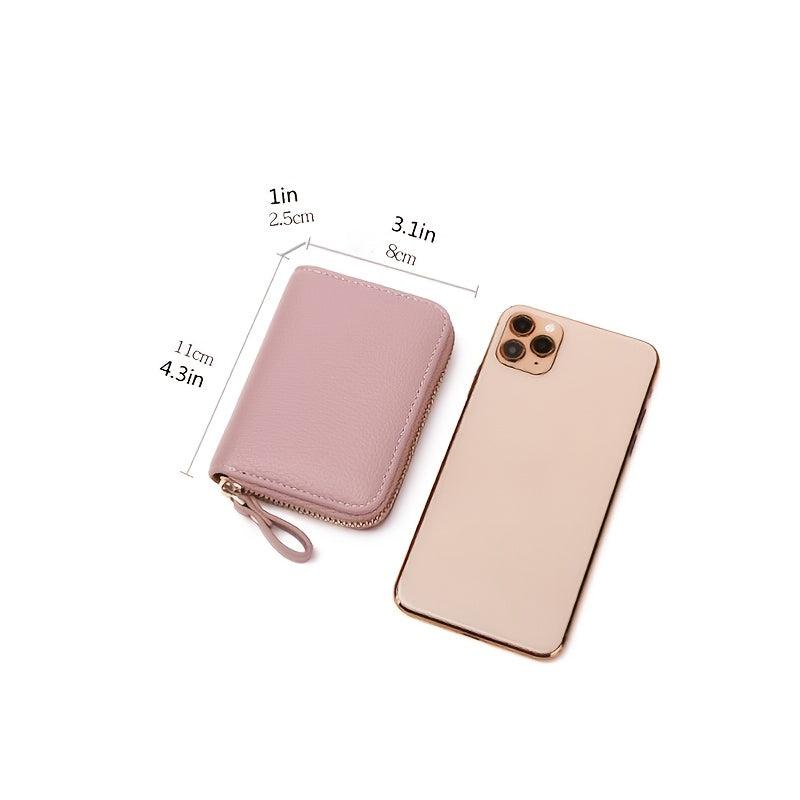 Short Wallet Zipper Coin Purse Women's Card Case