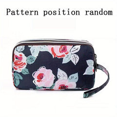 Waterproof Zipper Wallet Nylon Coin Purse Wristlet Small Storage Bag