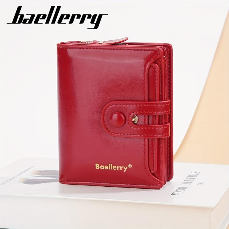 Versatile PU Leather Solid Wallet for Women
