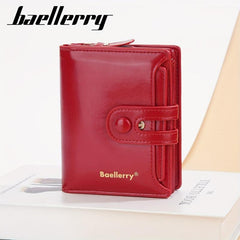 Versatile PU Leather Solid Wallet for Women
