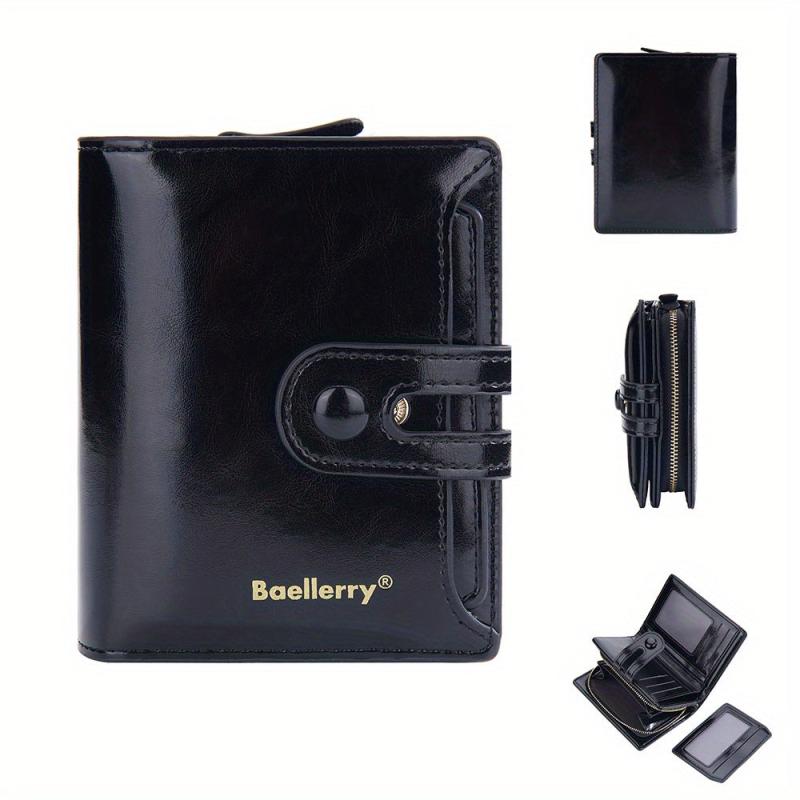 Versatile PU Leather Solid Wallet for Women