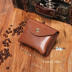 Canvas Floral Coin Purse for Keys & Lipstick