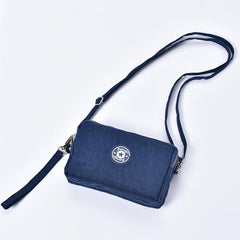 Women's Zipper Coin Purse Mobile Phone Bag Travel Three-layer Zipper Wallet