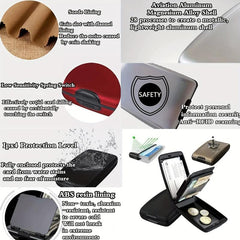 Anti Theft Aluminum Wallet Credit Card Case Lightweight Bag