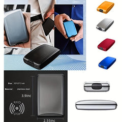 Anti Theft Aluminum Wallet Credit Card Case Lightweight Bag
