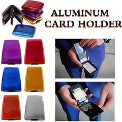 Anti Theft Aluminum Wallet Credit Card Case Lightweight Bag