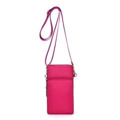 Flower Pattern Cell Phone Bag Coin Purse Crossbody Bag