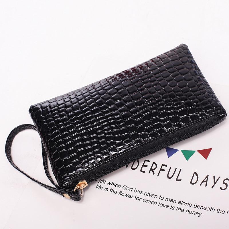 Women's Wristlet Bag Clutch Hand Bag - Zipper Coin Purse Cash Pouch