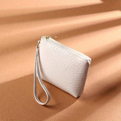 Retro Crocodile Pattern Short Wallet Lightweight Portable Organizer