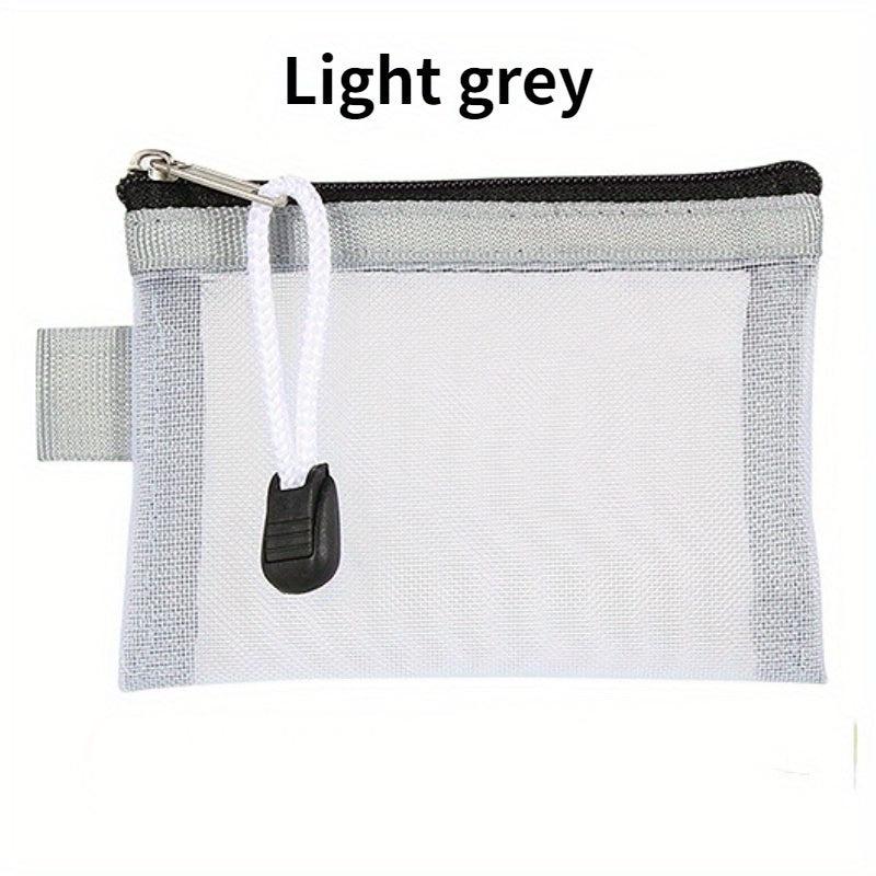 Mini Mesh Coin Purse Zipper Clutch Wallet Portable Storage Bag