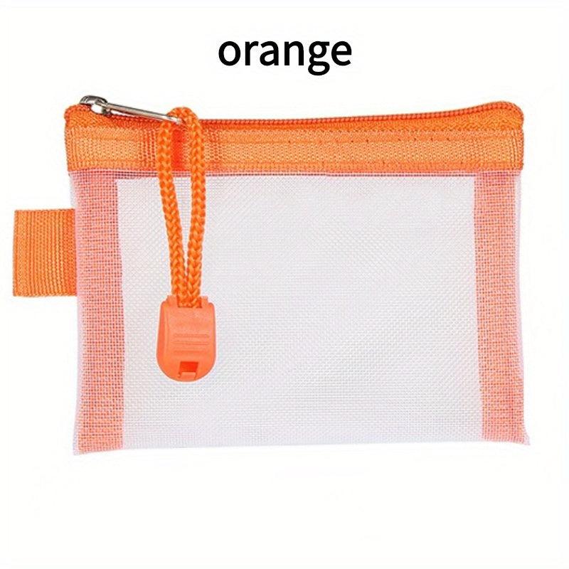 Mini Mesh Coin Purse Zipper Clutch Wallet Portable Storage Bag
