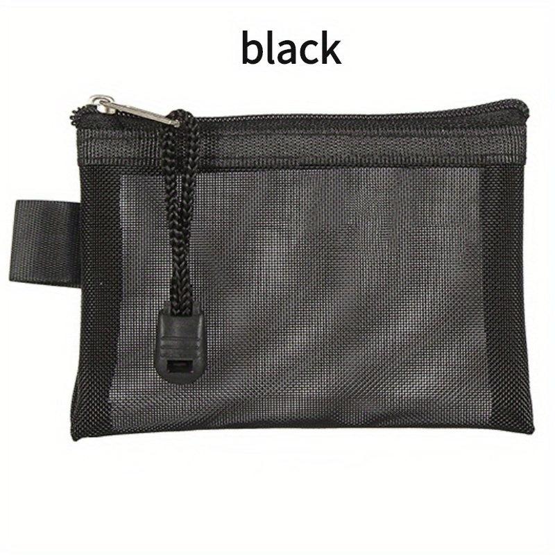 Mini Mesh Coin Purse Zipper Clutch Wallet Portable Storage Bag