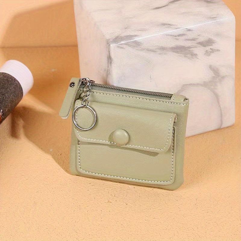 Women's Mini Coin Purse Solid Wallet Casual Storage Bag