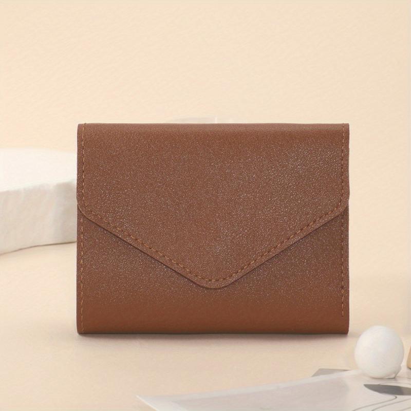 Women's Envelope Trifold Wallet Card Organizer Clutch Bag & Purse