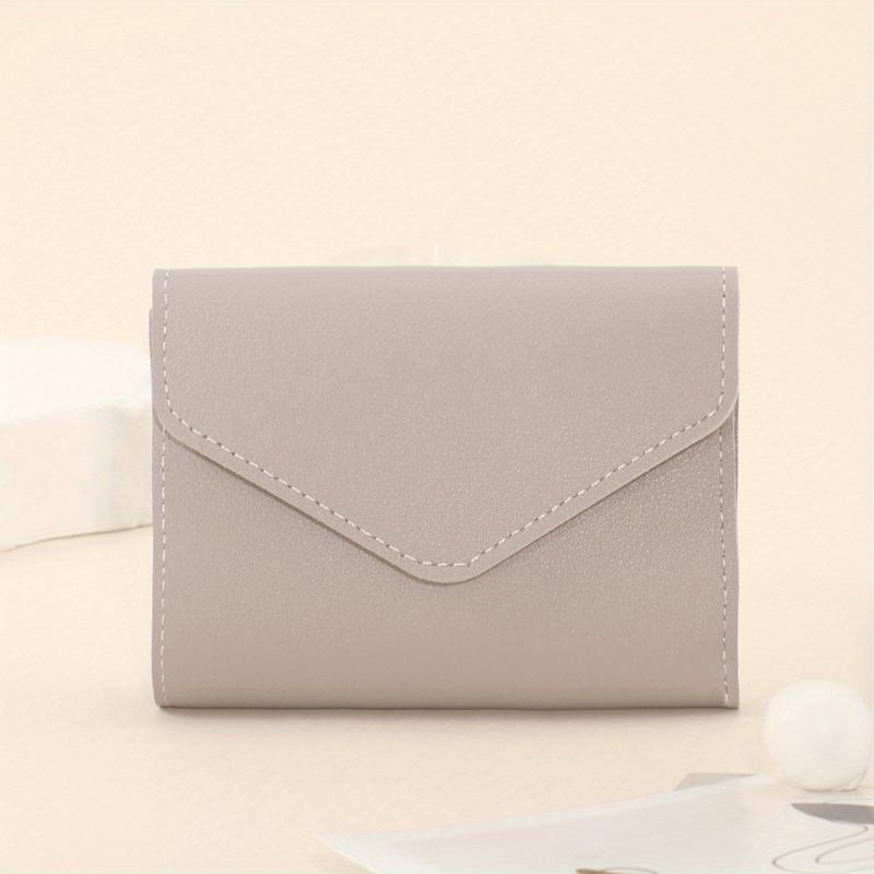 Women's Envelope Trifold Wallet Card Organizer Clutch Bag & Purse