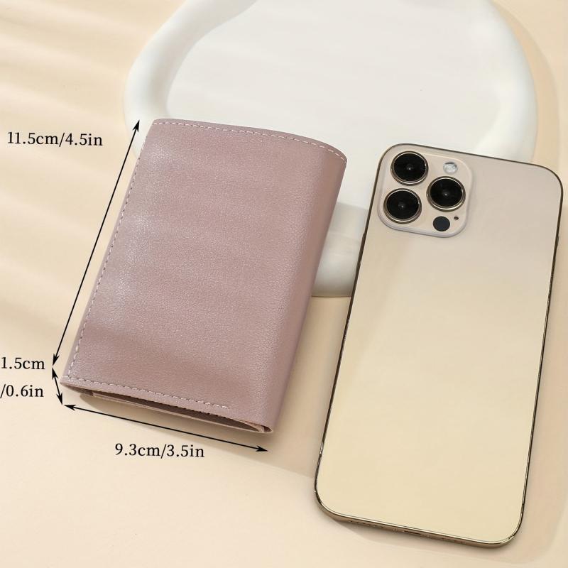 Women's Envelope Trifold Wallet Card Organizer Clutch Bag & Purse