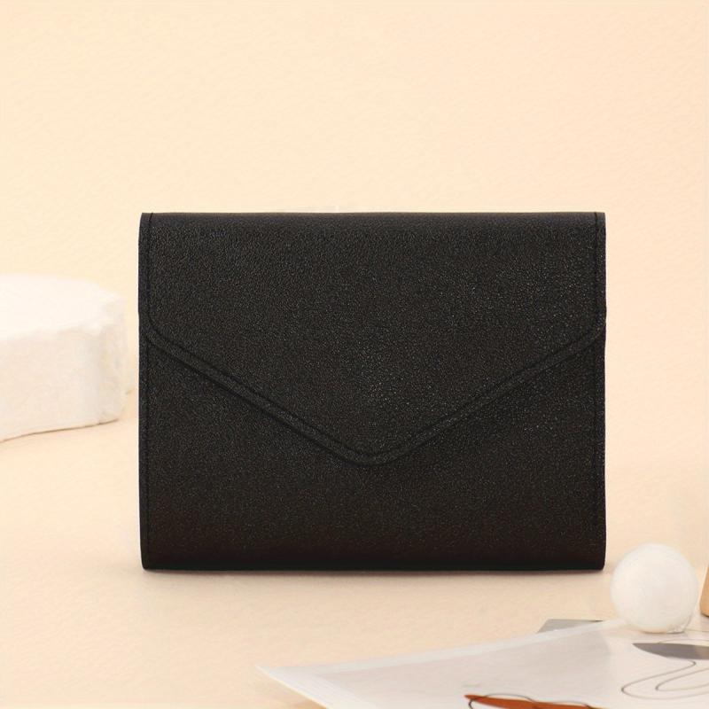 Women's Envelope Trifold Wallet Card Organizer Clutch Bag & Purse