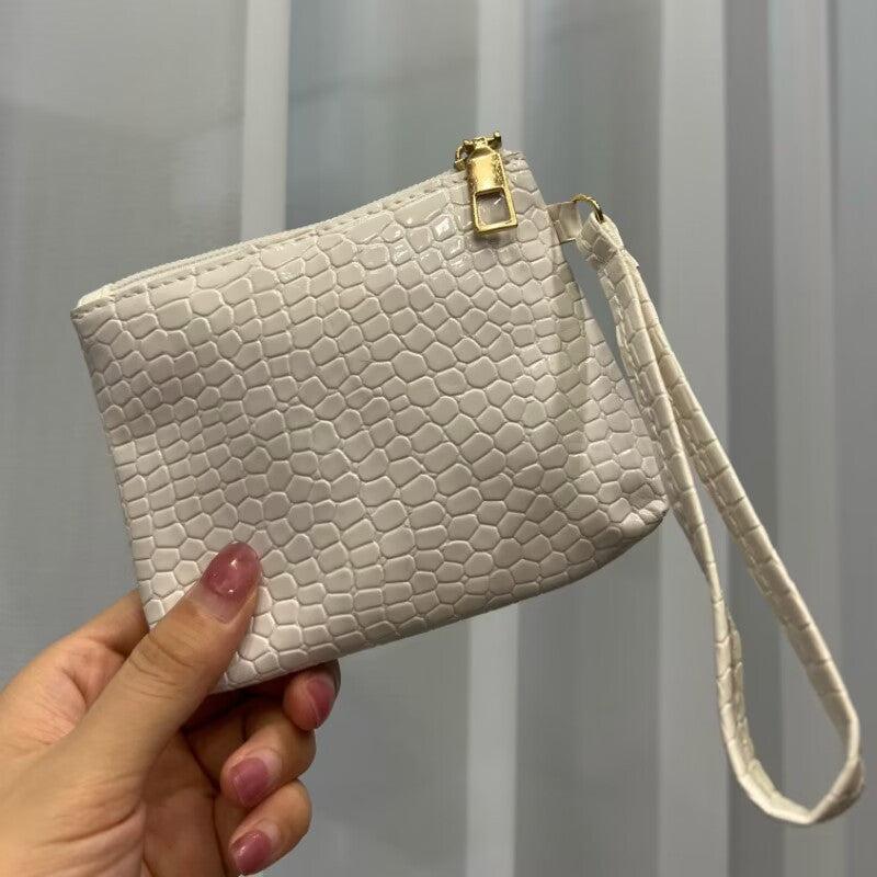 Crocodile Embossed Women's Wallet Coin Purse Portable Storage Pouch
