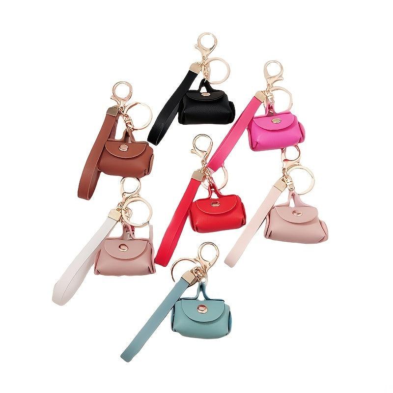 Solid Headphone Bag Portable Lightweight Keychain Bag