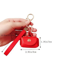 Solid Headphone Bag Portable Lightweight Keychain Bag