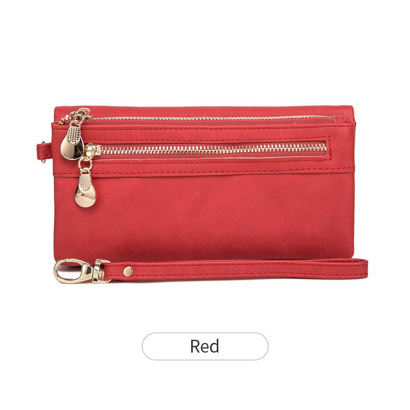 Women's Large Capacity Wallet with Wristlet Band