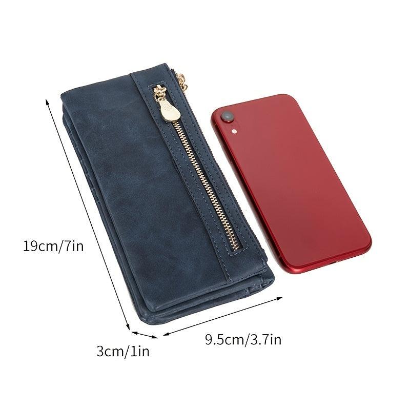 Women's Large Capacity Wallet with Wristlet Band