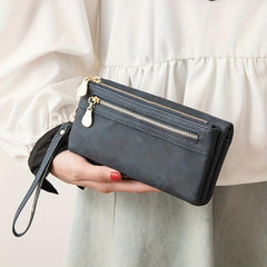 Women's Large Capacity Wallet with Wristlet Band
