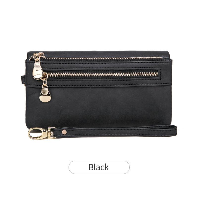 Women's Large Capacity Wallet with Wristlet Band