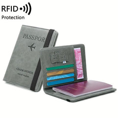 RFID Anti-theft Passport Holder Travel Wallet