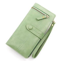 Retro Long Wallet Women's Wallet With Card Slots