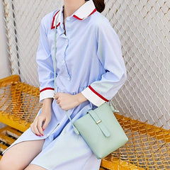 Minimalist Solid Shoulder Bag All Match Mobile Phone Bag Versatile Coin Purse