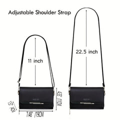 Minimalist Crossbody Bag with Detachable Strap