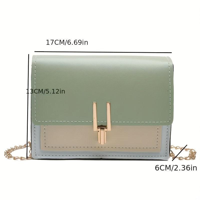 Square Crossbody Bag Chain Purse for Women