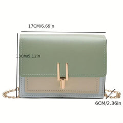 Square Crossbody Bag Chain Purse for Women