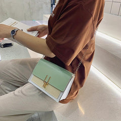 Square Crossbody Bag Chain Purse for Women