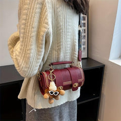 Vintage Ethnic Style Square Handbag Women's Crossbody Bag Mini Flap Purse