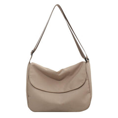 Large Capacity Crossbody Bag Women's Canvas Flap Purse Casual Travel