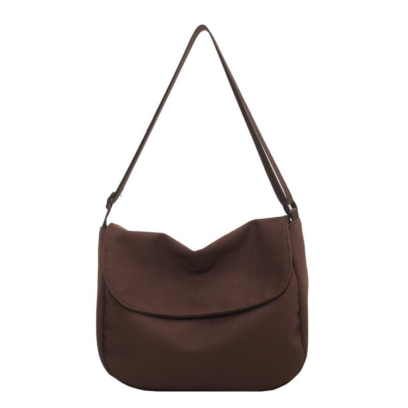 Large Capacity Crossbody Bag Women's Canvas Flap Purse Casual Travel