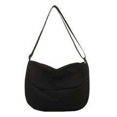 Large Capacity Crossbody Bag Women's Canvas Flap Purse Casual Travel