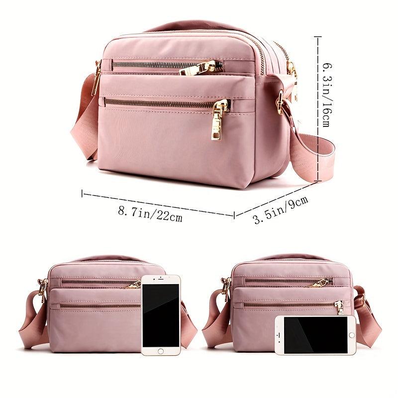 Nylon Crossbody Bag for Women Mini Handbag