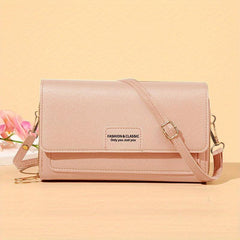 Minimalist Shoulder Bag Solid Large Capacity Purse Women's All Match Phone Bag
