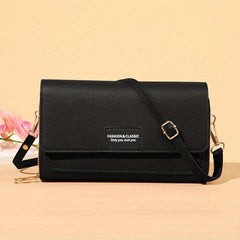 Minimalist Shoulder Bag Solid Large Capacity Purse Women's All Match Phone Bag
