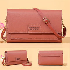 Minimalist Shoulder Bag Solid Large Capacity Purse Women's All Match Phone Bag
