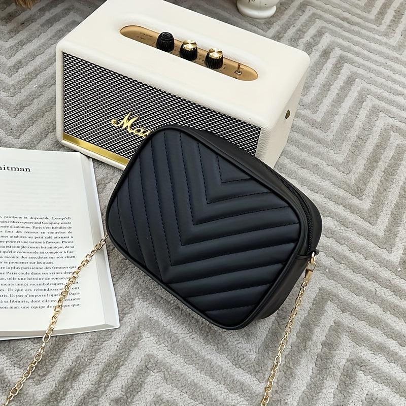 Quilted Crossbody Bag Casual Shoulder Bag Women's Handbag Purse